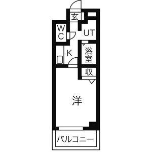ウェル・セレッソＥＡＳＴ・ＷＥＳＴ WEST2｜三重県四日市市茂福町(賃貸マンション1K・2階・24.18㎡)の写真 その2