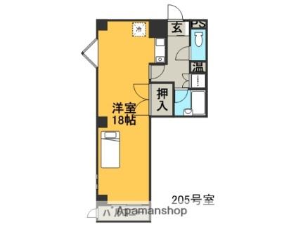 ＶＩＰ－ＩＮ太平洋ノースヒルズ 405 ｜ 三重県四日市市西松本町（賃貸マンション1K・4階・48.82㎡） その2