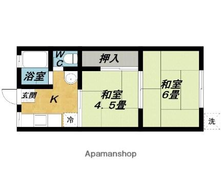 三重県名張市平尾(賃貸アパート2K・1階・28.50㎡)の写真 その2