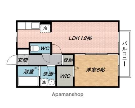 三重県名張市希央台５番町(賃貸アパート1LDK・1階・45.04㎡)の写真 その2