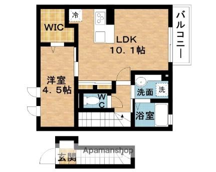 ＲＥＳＩＤＥＮＣＥ蔵持  ｜ 三重県名張市蔵持町原出（賃貸アパート1LDK・2階・41.79㎡） その2