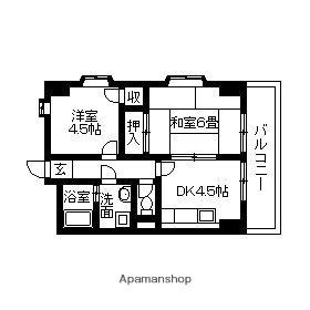 テラスハウス 303｜三重県名張市栄町(賃貸マンション2DK・3階・39.74㎡)の写真 その2