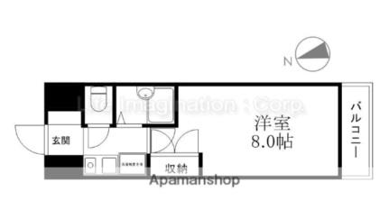 アイランド小野山 101｜滋賀県草津市野路９丁目(賃貸マンション1K・1階・24.50㎡)の写真 その2