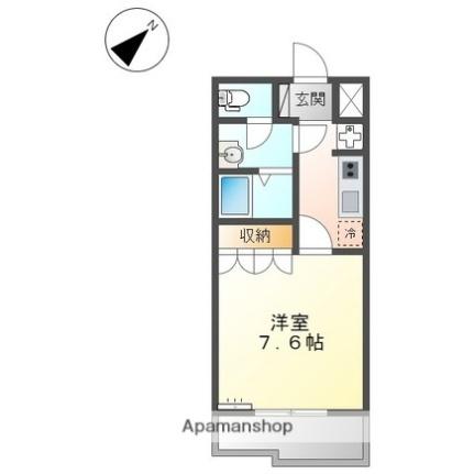 ケイソン 205 ｜ 滋賀県彦根市平田町（賃貸アパート1K・2階・26.25㎡） その2