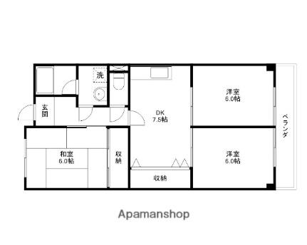 滋賀県守山市伊勢町(賃貸アパート3DK・2階・57.78㎡)の写真 その2