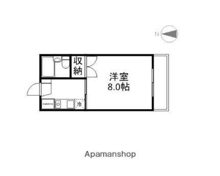 ピーチハイム福井 203｜滋賀県草津市野路東５丁目(賃貸アパート1K・2階・23.18㎡)の写真 その2