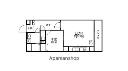 セジュールユタカ 101｜滋賀県草津市南草津３丁目(賃貸アパート1LDK・1階・41.67㎡)の写真 その2