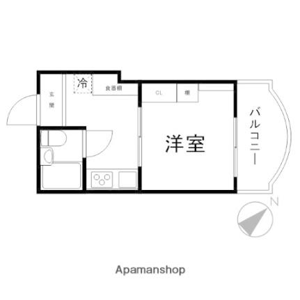 滋賀県大津市浜大津４丁目(賃貸マンション1K・3階・21.70㎡)の写真 その2