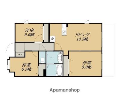 Ｆｏｒｅｓｔ　Ｃｈｅｒｉｅ 502｜滋賀県草津市野村５丁目(賃貸マンション3LDK・5階・80.09㎡)の写真 その2