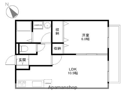 滋賀県甲賀市甲南町深川（賃貸アパート1LDK・1階・40.33㎡） その2