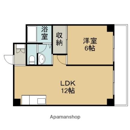 第16洛西ハイツ瀬田 518｜滋賀県大津市大将軍１丁目(賃貸マンション1LDK・5階・38.88㎡)の写真 その2