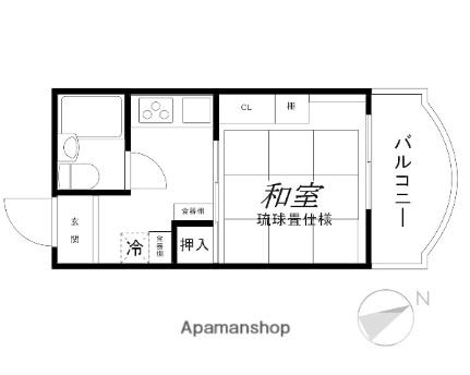 滋賀県大津市浜大津４丁目(賃貸マンション1K・2階・21.70㎡)の写真 その2