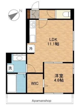 アイル東近江 101｜滋賀県東近江市五個荘竜田町(賃貸アパート1LDK・1階・40.30㎡)の写真 その2