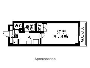 滋賀県草津市野路東４丁目(賃貸マンション1K・7階・26.94㎡)の写真 その2