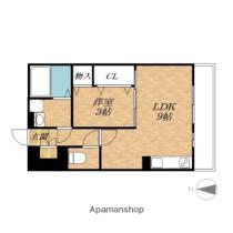 滋賀県東近江市八日市本町（賃貸アパート1LDK・3階・33.12㎡） その2