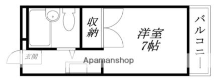 グランディオール 207｜滋賀県草津市野村６丁目(賃貸マンション1K・2階・21.00㎡)の写真 その2