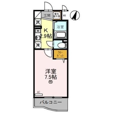 滋賀県東近江市東沖野２丁目（賃貸マンション1K・1階・22.90㎡） その2