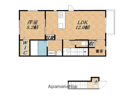 滋賀県彦根市西今町(賃貸アパート1LDK・2階・49.26㎡)の写真 その2