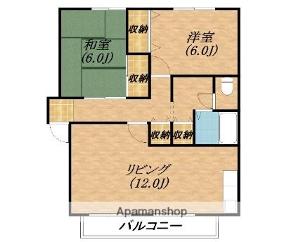 エルスールファミーユ 202｜滋賀県長浜市勝町(賃貸アパート2LDK・2階・53.71㎡)の写真 その2