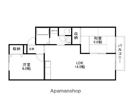 パストラル瀬田 ｜滋賀県大津市大萱３丁目(賃貸アパート2LDK・2階・54.60㎡)の写真 その2