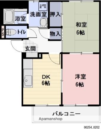 ロイヤルハイツＹＡＭＡＭＯＴＯ 102｜滋賀県甲賀市甲南町寺庄(賃貸アパート2DK・1階・43.70㎡)の写真 その2