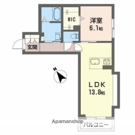 エアフォルク河原 302｜滋賀県彦根市河原２丁目(賃貸アパート1LDK・3階・49.70㎡)の写真 その2