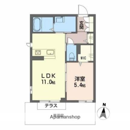 シャーメゾン宇賀野 103 ｜ 滋賀県米原市宇賀野（賃貸アパート1LDK・1階・41.80㎡） その2