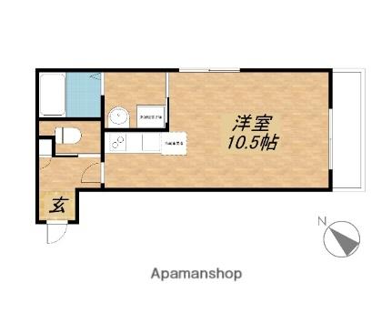 セルフィーユ下之郷 201｜滋賀県守山市下之郷１丁目(賃貸アパート1R・2階・27.12㎡)の写真 その2