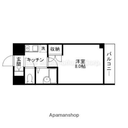 アイランド小野山 315｜滋賀県草津市野路９丁目(賃貸マンション1K・3階・24.50㎡)の写真 その2