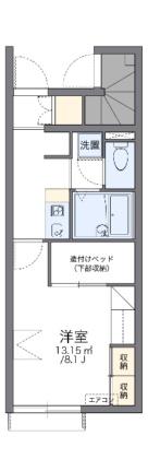 レオパレススタジオＭ日野 108｜滋賀県蒲生郡日野町松尾３丁目(賃貸アパート1K・1階・23.61㎡)の写真 その2