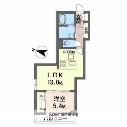 ノルウェジアンウッド室町 106｜滋賀県長浜市室町(賃貸アパート1LDK・1階・46.53㎡)の写真 その2