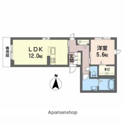 シャーメゾン宇賀野 101｜滋賀県米原市宇賀野(賃貸アパート1LDK・1階・48.96㎡)の写真 その2