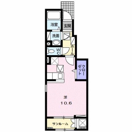 メゾン・フラン 105｜滋賀県彦根市外町(賃貸アパート1R・1階・32.23㎡)の写真 その2