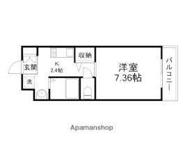 Ｉ．Ｏ．Ｒビル 402 ｜ 滋賀県草津市野路１丁目（賃貸マンション1K・4階・23.49㎡） その2