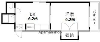 奥田マンション 203 ｜ 滋賀県大津市玉野浦（賃貸アパート1DK・2階・18.74㎡） その2