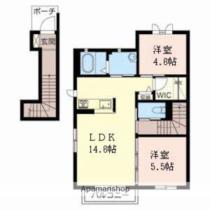 シャルマン　ソレイユ 207 ｜ 滋賀県東近江市林町（賃貸アパート2LDK・2階・62.60㎡） その2