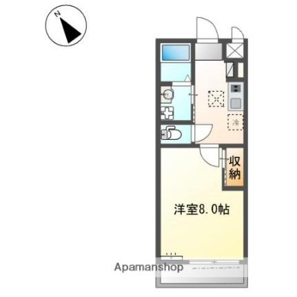 カーサＨ．Ｋ 107｜滋賀県彦根市大堀町(賃貸アパート1K・1階・27.44㎡)の写真 その2