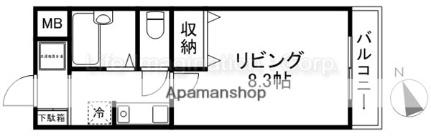 ジョイフル瀬田 103｜滋賀県大津市大江４丁目(賃貸マンション1K・1階・25.80㎡)の写真 その2