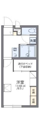 レオパレス雅荘 203｜滋賀県愛知郡愛荘町長野(賃貸アパート1K・2階・23.18㎡)の写真 その2