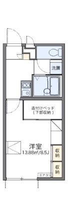 レオパレスさと 203｜滋賀県犬上郡豊郷町大字高野瀬(賃貸アパート1K・2階・23.18㎡)の写真 その2