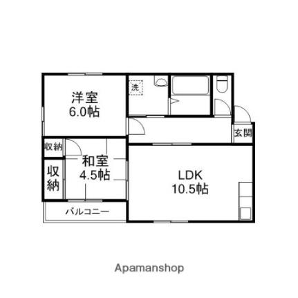 Ｐ－ｓｐａｃｅ 101｜滋賀県長浜市宮司町(賃貸アパート2LDK・1階・53.30㎡)の写真 その2