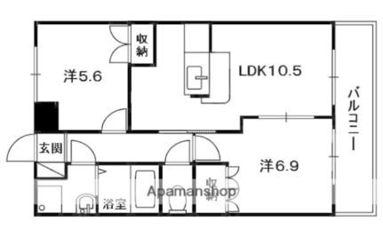 マカナ・ヌイ梅美台 202｜京都府木津川市梅美台１丁目(賃貸アパート2LDK・1階・54.54㎡)の写真 その2