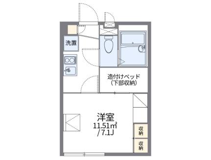 レオパレスパークサイドハイツ 106｜大阪府高槻市浦堂２丁目(賃貸アパート1K・1階・19.87㎡)の写真 その2