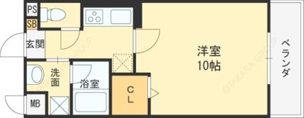 ミリアディ　たかつき 403｜大阪府高槻市芥川町３丁目(賃貸マンション1K・4階・30.22㎡)の写真 その2