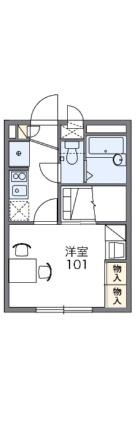 レオパレスシュッドエコール 205｜大阪府茨木市学園南町(賃貸アパート1K・2階・19.87㎡)の写真 その2