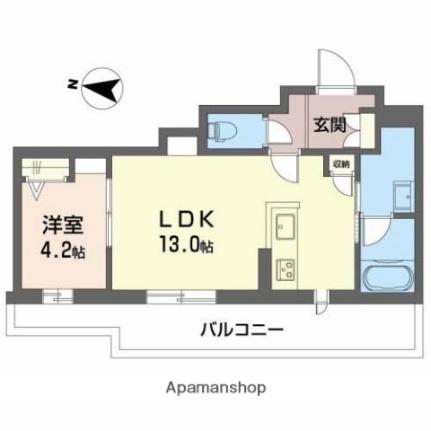 大阪府枚方市北中振３丁目(賃貸マンション1LDK・3階・41.99㎡)の写真 その2