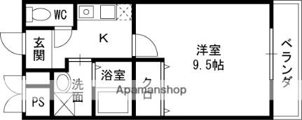 プライムコート南松原 215｜大阪府高槻市南松原町(賃貸マンション1K・2階・28.44㎡)の写真 その2