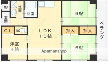 ＧＲＡＮＤ　ＳＴＥＡＤＹ八戸ノ里 505｜大阪府東大阪市若江西新町３丁目(賃貸マンション3LDK・5階・62.37㎡)の写真 その2