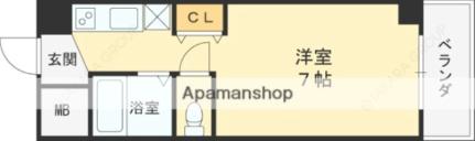 大阪府東大阪市長田東１丁目(賃貸マンション1K・5階・21.00㎡)の写真 その2