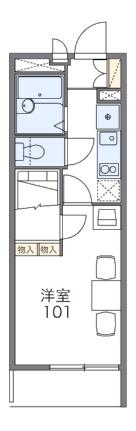 レオパレスＡＹＯＫＡ 207｜大阪府東大阪市西堤学園町２丁目(賃貸マンション1K・2階・20.81㎡)の写真 その2